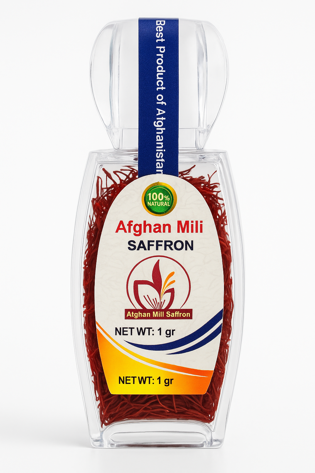1 Gram Saffron, Finest Pure Premium All Red Saffron Threads, Graded AA+ Non-GMO For Tea, Rice, Desserts, Milk and Risotto, Stew.