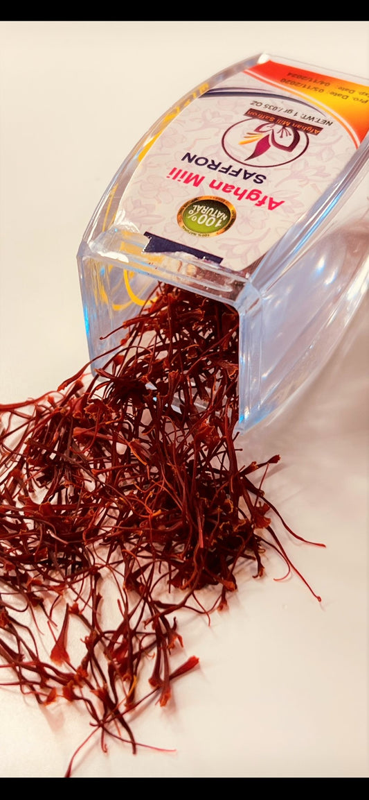 5 Gram Saffron, Finest Pure Premium All Red Saffron Threads, Graded AA+ Non-GMO For Tea, Rice, Desserts, Milk and Risotto, Stew.